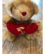 Valentine Love Teddy Bear  Collectors Choice Stuffed Plush Animal Heart ... - $321.71 MXN