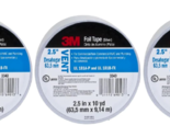3M 3340 Foil Tape [UL 181 A &amp; B listed / Linered]: 2-1/2 in. x 30 ft 3 Pack - $23.99