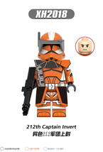 Star Wars 212th Captain Invert XH2018 Building Minifigure Toys - £2.71 GBP
