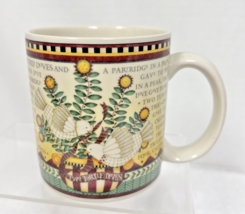 Sakura Debbie Mumm 12 Days of Christmas 2 Turtle Doves Coffee Mug - $9.89
