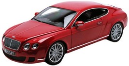 2008 Bentley Continental GT Red 2 Door Coupe in 1:18 Scale By Minichamps - $235.44