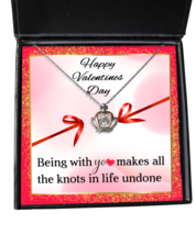 Valentine Necklace All The Knots Undone Crown-MC-NL - £50.86 GBP