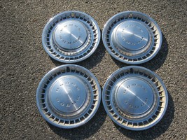 Genuine 1972 to 1976 Dodge Dart Swinger 14 inch hubcaps wheel covers - $41.73