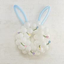 Celebrate It Shaped Balloon Kit 58 Baloons Decorate Bunny Shape White &amp; ... - $14.84