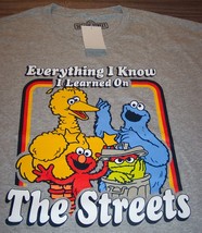 Sesame Street The Streets Cookie Monster Big Bird Elmo Oscar T-Shirt Mens Xl New - £15.82 GBP