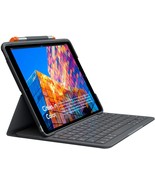Logitech Slim Folio Keyboard Case for Apple iPad 7th &amp; 8th Gen 10.2&quot; 920... - £50.89 GBP