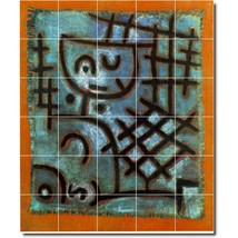 Paul Klee Abstract Painting Ceramic Tile Mural BTZ04957