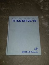 Los Angeles Dodgers Title Drive 1985 Desk Calendar Hardcover Book - £20.03 GBP