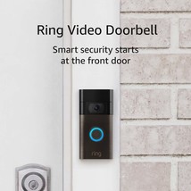 Certified Refurbished Ring Video Doorbell In Venetian Bronze With 1080P Hd Video - £56.12 GBP
