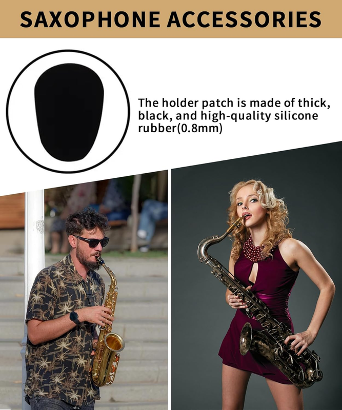 64Pcs 0.8Mm Thick Saxophone and Clarinet Mouthpiece Cushion - Alto/Tenor Sax Mou Item image 3