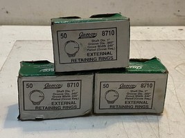 3 Quantity of Auveco 8710 External Retaining Rings Qty 50 (150 Quantity ... - $44.99