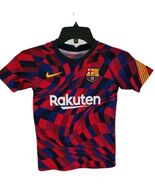FC Barcelona International Club Soccer Youth Size Small Home Jersey Pull... - $22.32 CAD