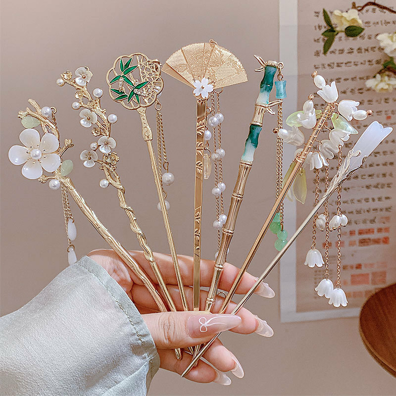 Dress Accessories Hairpin Headwear Antique Style Plate Hairpin - $14.84+