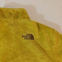 The North Face FT147 Women's Lime Yellow Long Sleeve Fleece Full Zip Jacket Sz M image 14