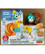 Mega Bloks First Builders 14 Piece Penguin Slide Peek A Blocks Fisher-Price - £16.11 GBP