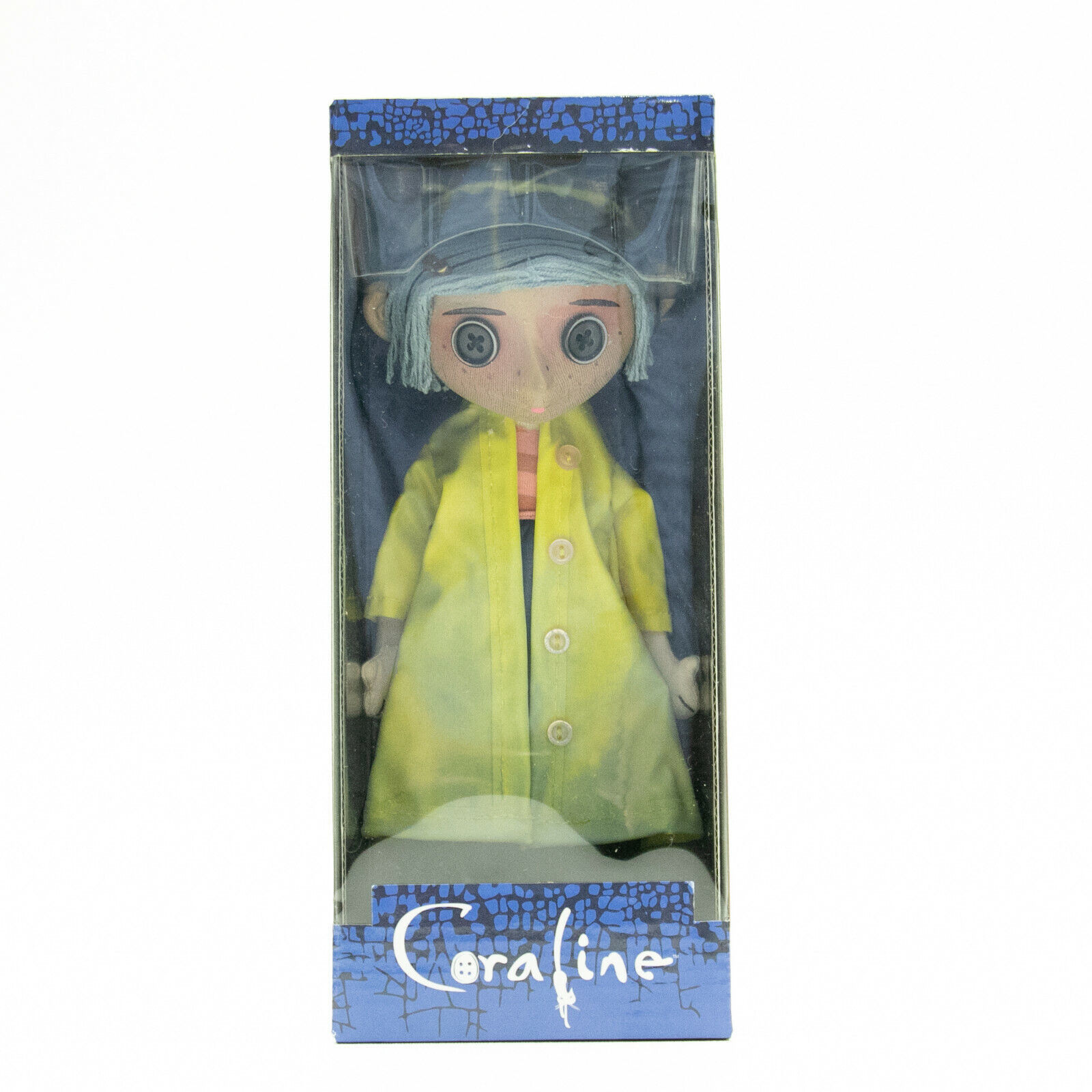 Primary image for CORALINE Yellow Raincoat & Boots 10" inch Prop Replica Doll Figure Neca 2018