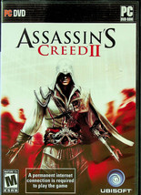 Assassin&#39;s Creed II PC DVD-ROM Video Game (2010) - Mature 17+ - £9.73 GBP