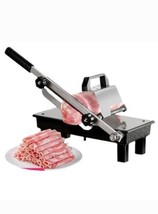 Stainless Steel Manual Frozen Meat Slicer Mutton Ham Beef Cutter Cutting... - £28.48 GBP