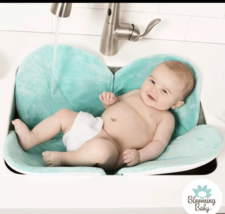 Blooming Bath Poppy Baby Bath, Bathing Mat, Flower Bath, Seafoam, Plush,... - $518.36 MXN