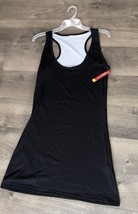 Frestyle Lynco Solid Black Short Sundress Size M NWT - $9.42