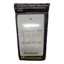 X10 RW724 3 Channel Dimmable RF Wall Switch NEW - $4.40