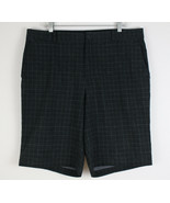 Nike Golf Dri-Fit Fairway Plaid Golf Shorts Men&#39;s Size 36 Gray Stretch - £17.30 GBP