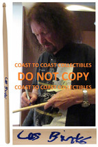 Les Binks Judas Priest drummer signed Drumstick COA exact proof Rare autograph. - £181.77 GBP