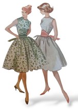 Vtg 1960 McCalls Pattern 5394 Back Button Sleeveless Dress Size 14 Bust ... - $18.76
