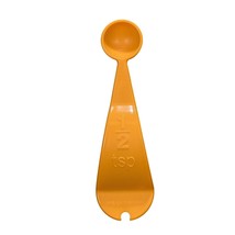 Tupperware 1/2 TSP Measuring Spoon Orange Embossed Curved 6144 Replaceme... - £7.67 GBP