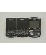 BlackBerry Phone Lot of 3 Rogers Used Smartphones 3 Models Black For Par... - £37.99 GBP