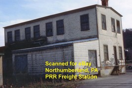 Northumberland Pennsylvania PRR Freight Station Depot 8.5 x 11 Color Photo 1978 - £12.44 GBP