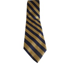 Vintage Silk 346 Brooks Brothers Gold blue Mens Tie Necktie USA Made Est... - $372.50 MXN