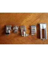 Mixed Lot Sewing Machine Parts Foot C E G H Adjst Blind Hem Buttonholer ... - $213.98 MXN