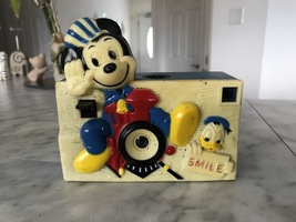 Vintage Walt Disney Mickey Mouse HELM Toy Camera - £11.32 GBP