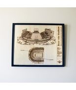 Ross-Ade Stadium Blueprint Wall Art, Black Frame, Vintage Stadium Design... - €29,24 EUR