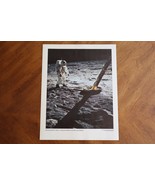 Vintage NASA 11x14 Photo/Print 69-HC-681 Aldrin walks on the Moon Toward... - $11.40
