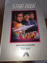 Star Trek - Where No Man Ha Gone Before/Mudd&#39;s Donna (Nastro VHS, 1978) 4612 - £10.22 GBP