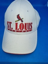St Louis Cardinals Baseball Cap Adjustable Trucker Hat White Fan Favorite - £9.19 GBP