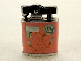 Royal Star Ladies&#39; Pocket Lighter, Light Pink w/Floral, Automatic Super ... - $19.55