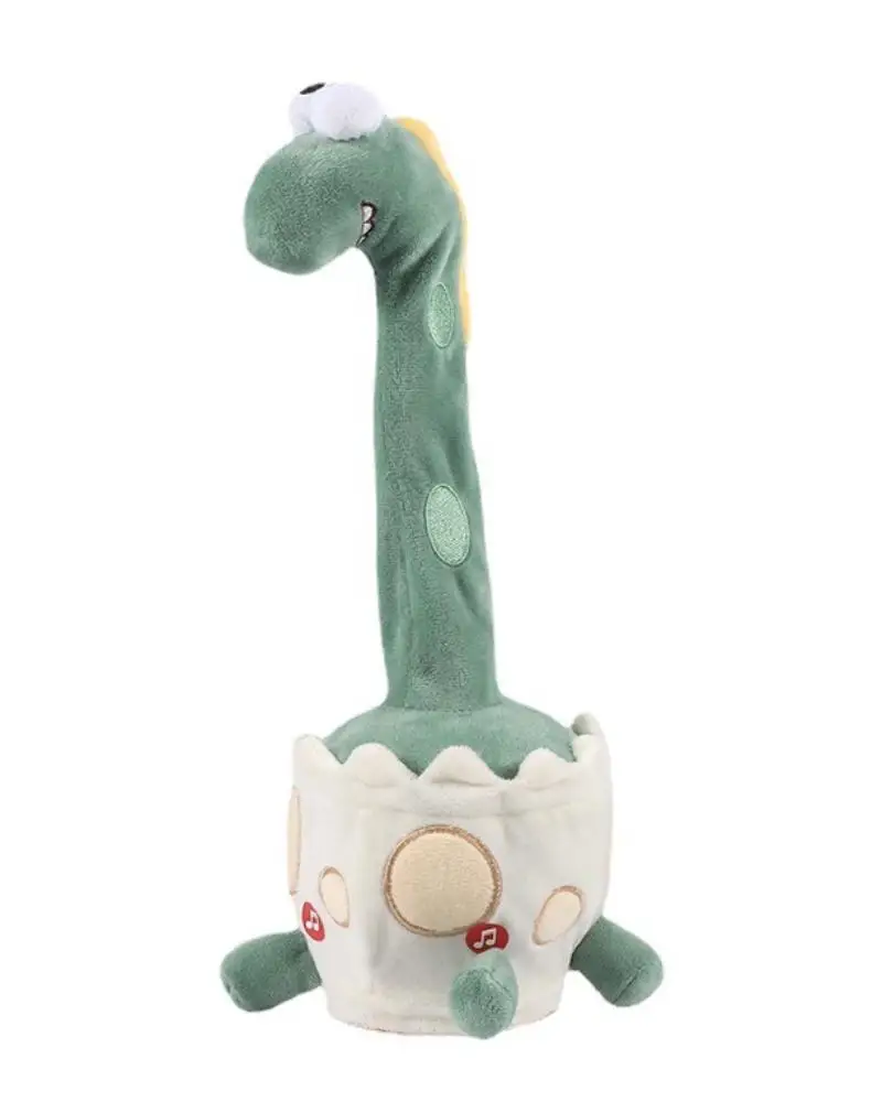 Electric Plush Sing Dinosaur Toys Shine and Dancing Electronic Plush Toy Early - £14.51 GBP