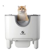 Furoomate Open Self Cleaning Cat Litter Box, Smart Automatic Litter Box - $146.02