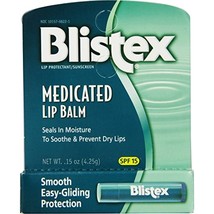 Blistex Medicated Lip Balm with SPF 15 for Dryness, Chapping and Soothes - $15.35
