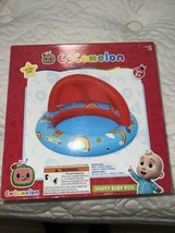 NIB Cocomelon Toddler Inflatable Shaded Pool Inflated Size 39 x 39 x 26 inflated - £7.05 GBP