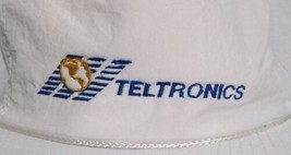 &quot;Teltronics&quot; Rope Snapback White Baseball Cap - Pre-owned - £11.26 GBP