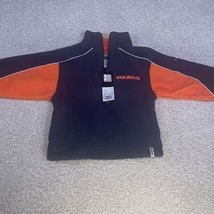 New With Tags Chicago Bears Reebok NFL Fleece 1/4 Zip Jacket Kids Size Small (4) - £28.16 GBP