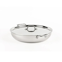 All-Clad D3 Polished Stainless Steel Everyday 7 qt Sunday Supper Pan NO LID - £74.51 GBP
