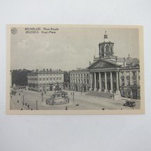 Postcard Brussels Belgium King&#39;s Place Royal Square St. James Gaudenberg Antique - $7.99