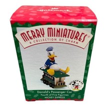 1998 Hallmark Merry Miniatures Donalds Passenger Car Mickey Express 4th In Serie - $6.43