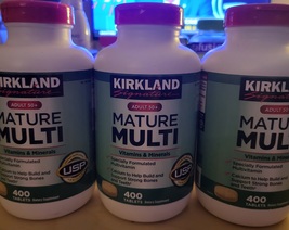 [3 in a Bundle]Kirkland Mature Multivitamin Adult 50+ (Exp: 6/2023, 8/23, 9/23) - $28.00