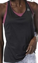 NWT Reebok Women&#39;s Running Essentials Tank Top Black Size XL - £11.13 GBP